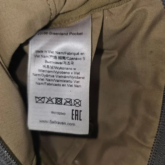 Fjallraven Pocket G-1000 Everyday Outdoor Travel Bag Purse Gray - Picture 10 of 14